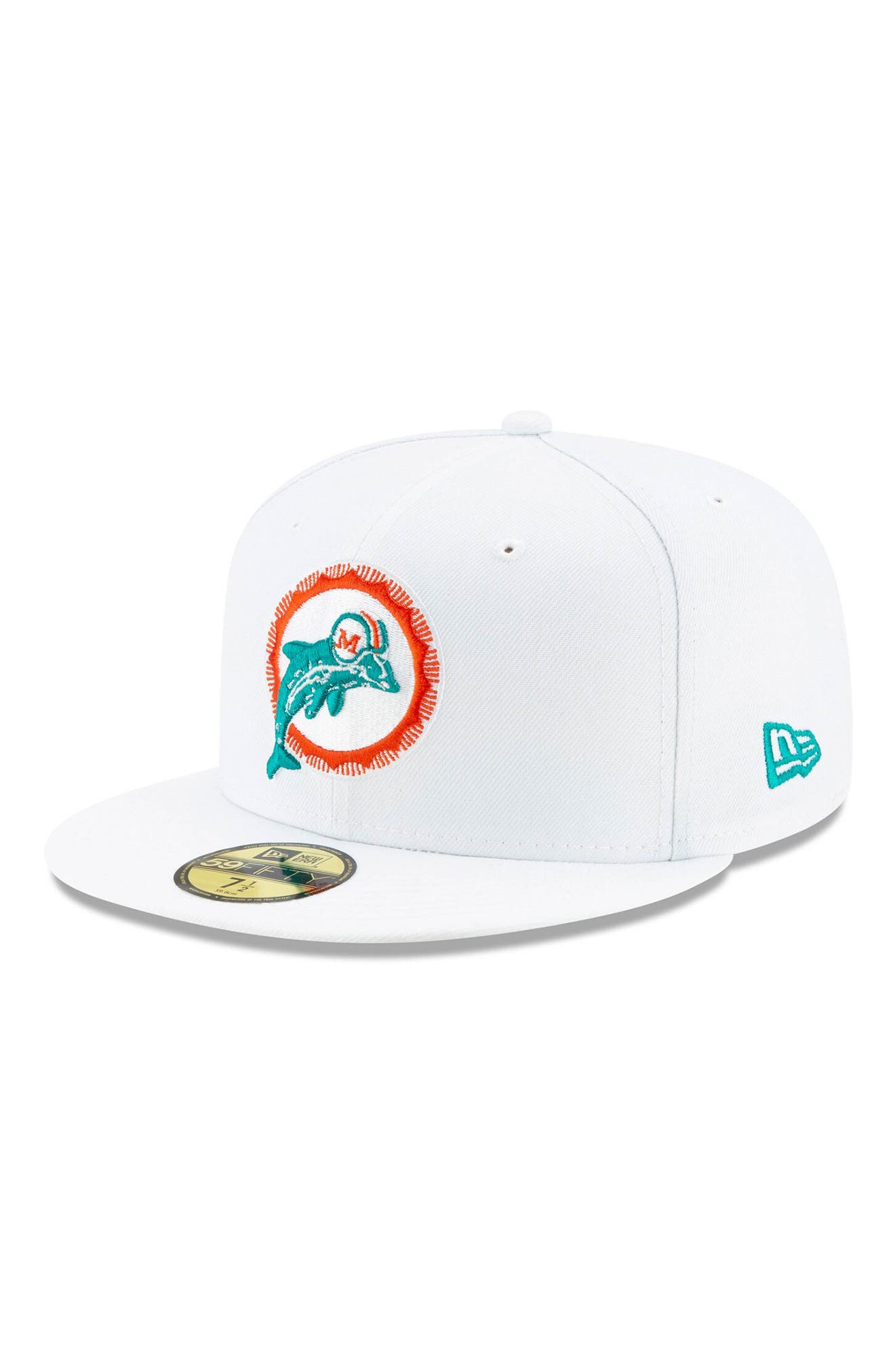 KTZ Miami Dolphins Black Metallic Gold 9fifty Snapback Cap for Men