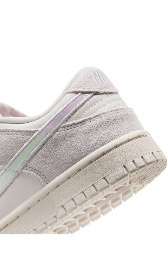 Shop Nike Dunk Low Basketball Sneaker In Sail/ Multi Color/ Hyper Pink