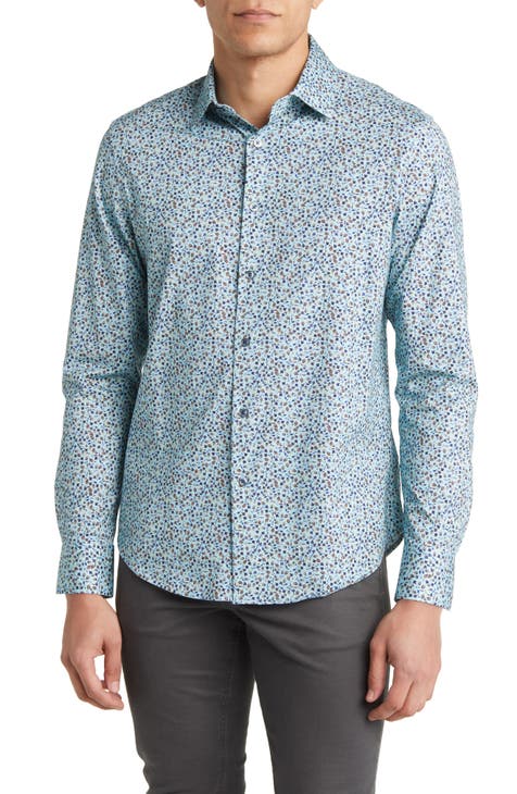 James OoohCotton® Floral Button-Up Shirt