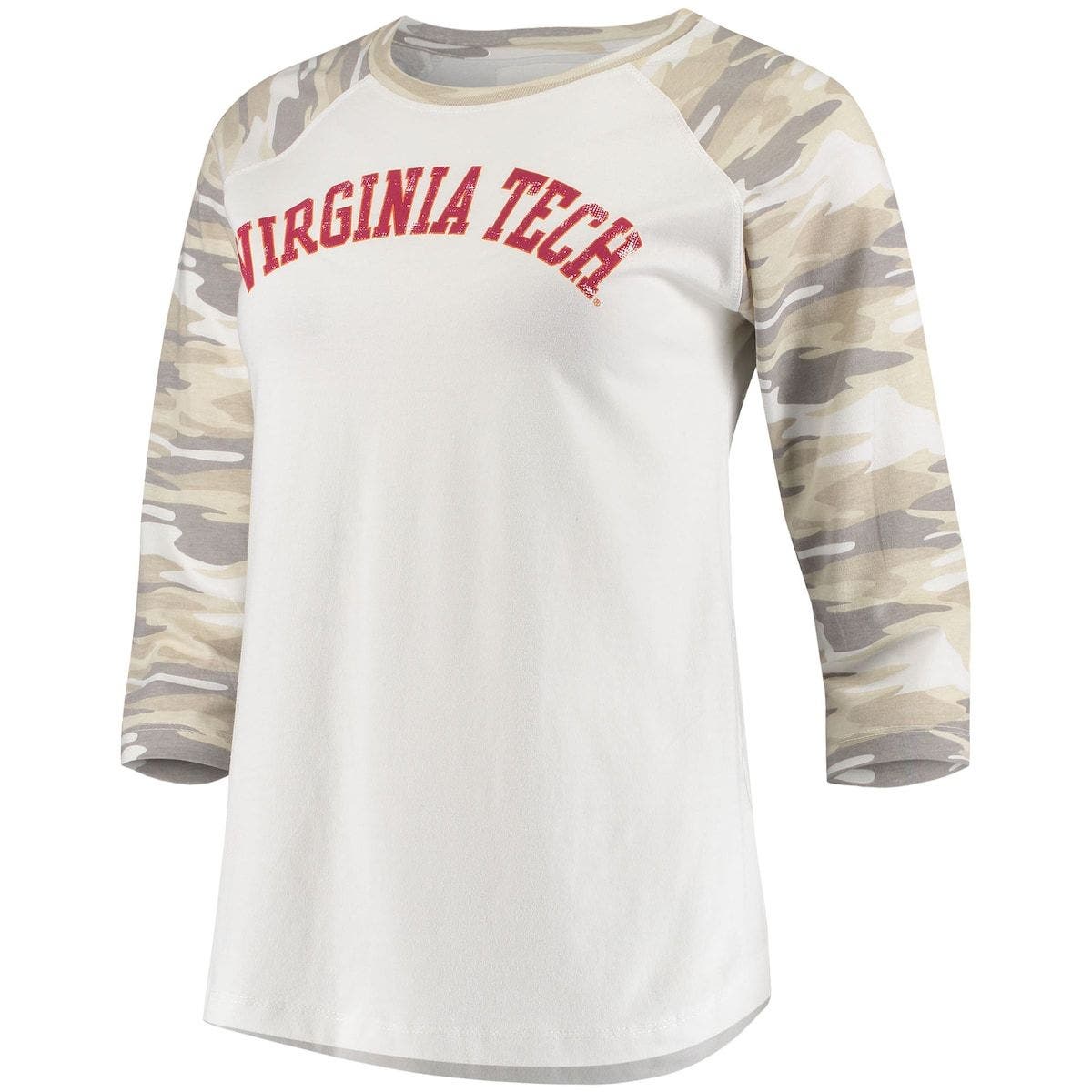CAMP DAVID Women's White/Camo Virginia 