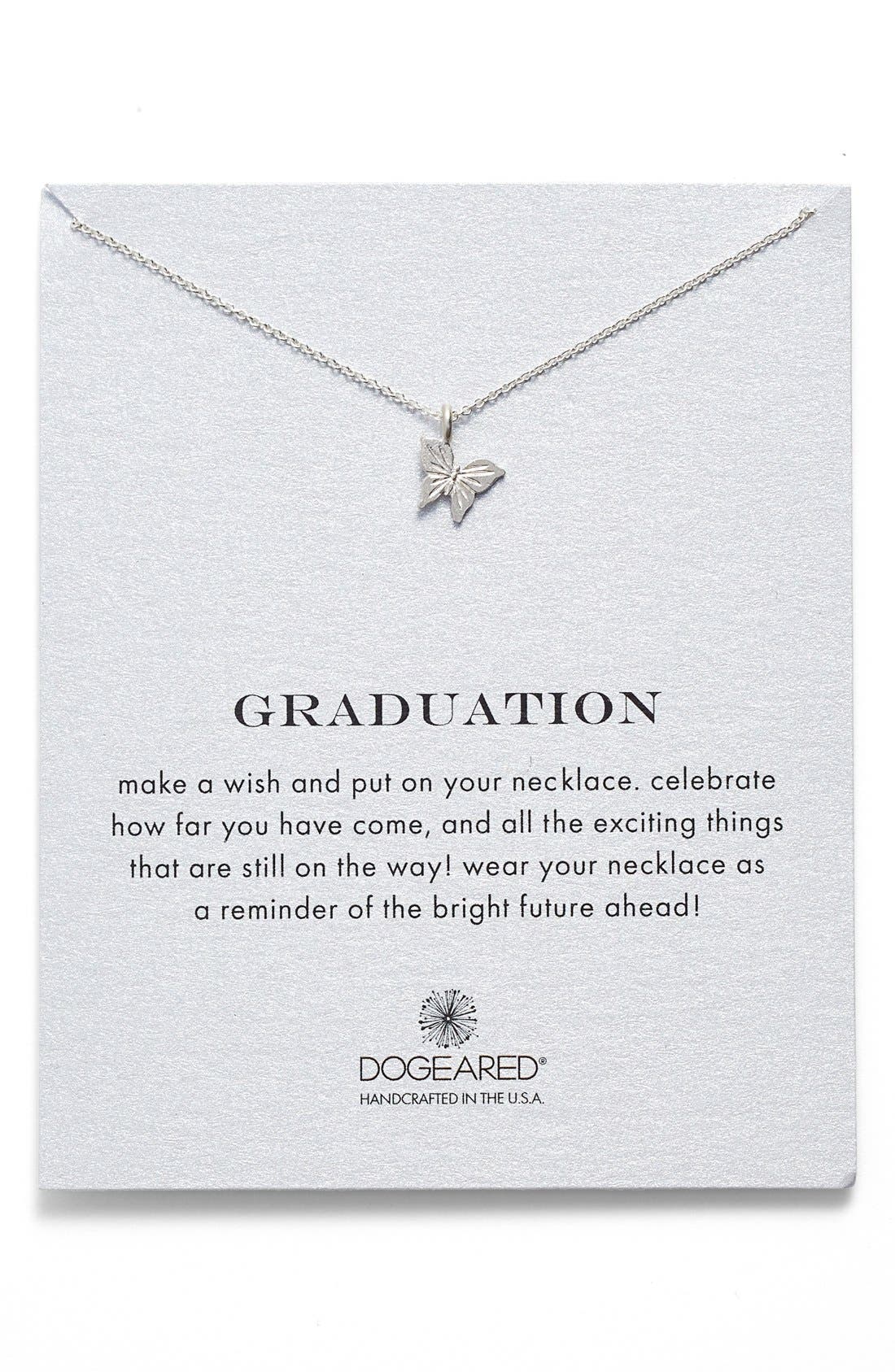Dogeared 'Graduation' Butterfly Pendant Necklace Nordstrom