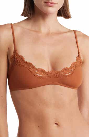 Womens Skims brown Fits Everybody Lace-Trim Triangle Bralette