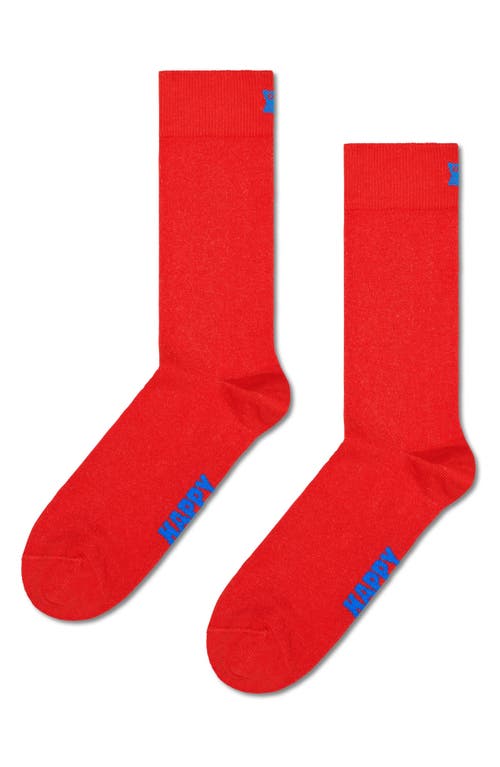 Happy Socks Solid Assorted 5-pack Crew Socks In Blue Multi
