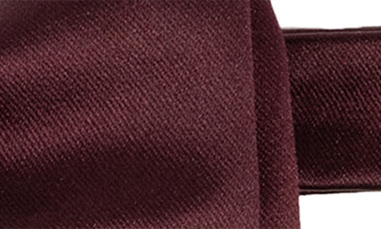 Construct Men's Satin Self-tie Bow Tie In Wine