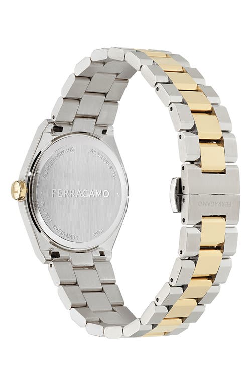 Ferragamo Vega Upper East Bracelet Watch In Two Tone