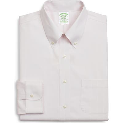 Brooks Brothers Milano Slim Fit Stripe Dress Shirt