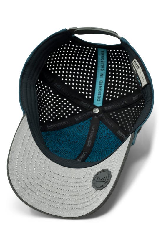Shop Melin A-game Icon Hydro Performance Snapback Hat In Heather Ocean/heather Charcoal