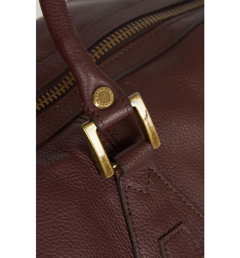Barbour Medium Travel Explorer Leather Bag | Nordstrom