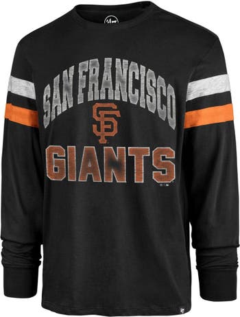 Men's San Francisco Giants '47 Black Irving Long Sleeve T-Shirt