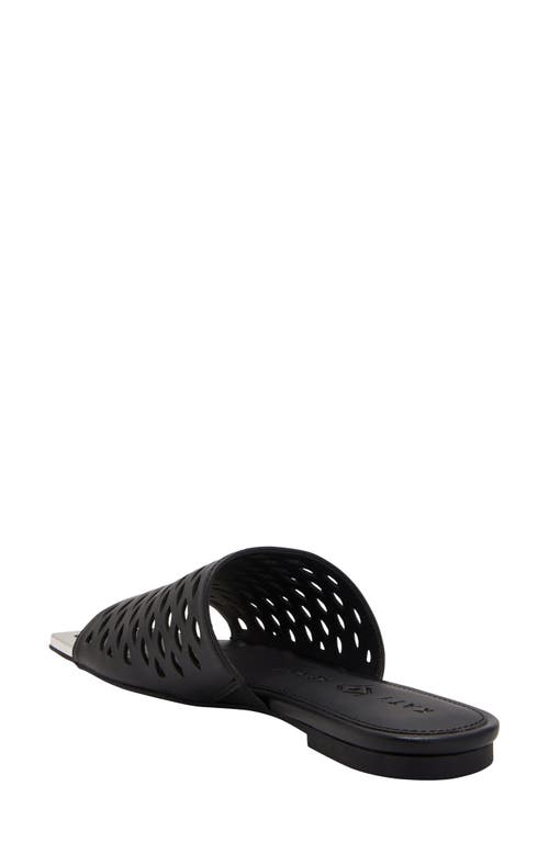 Shop Katy Perry The Caught Up Cutout Slide Sandal In Black