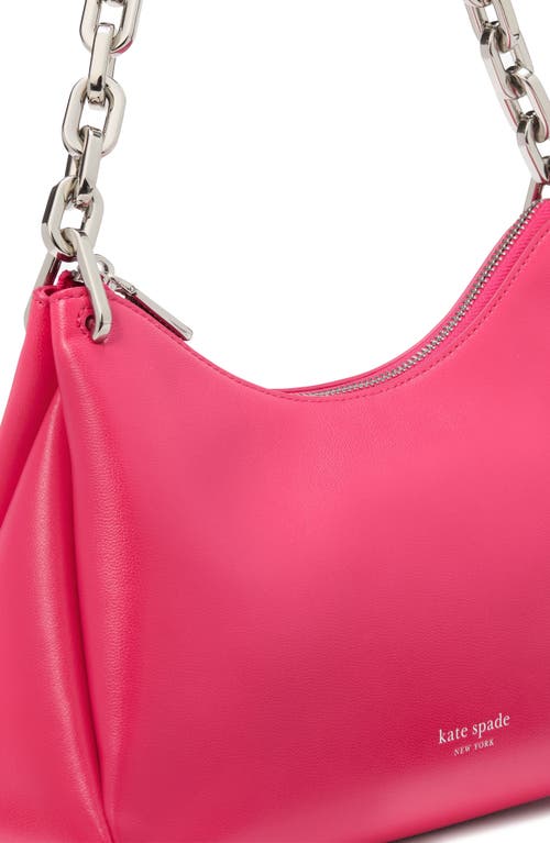 Shop Kate Spade New York Grace Chain Leather Shoulder Bag In Rosehip