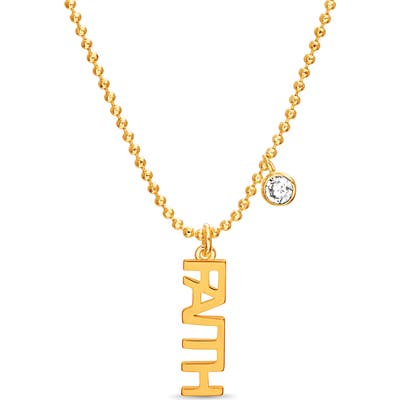 Lesa Michele Faith Charm Necklace