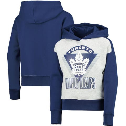 Los Angeles Dodgers Toddler Fence Swinger Pullover Hoodie - Heather Gray