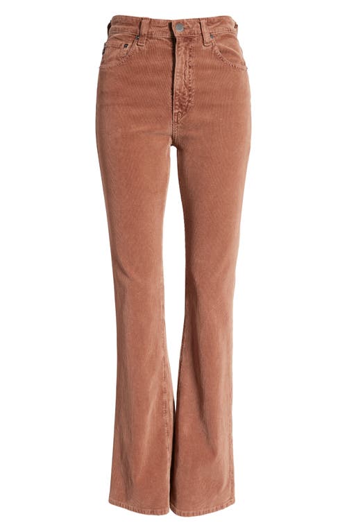Ag Alexxis High Waist Bootcut Jeans In Sulfur Dark Walnut