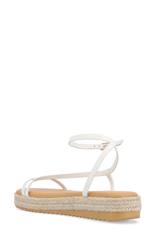 Journee Collection Odelia Tru Comfort Espadrille Sandal In White