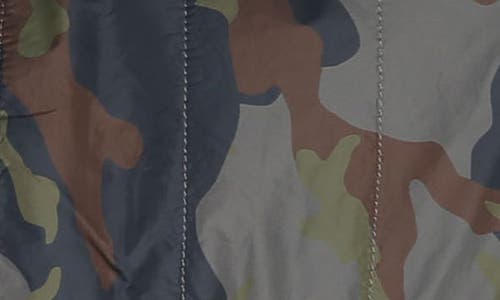 Jachs Hagan Camo Mixed Media Jacket In Camo Hagan