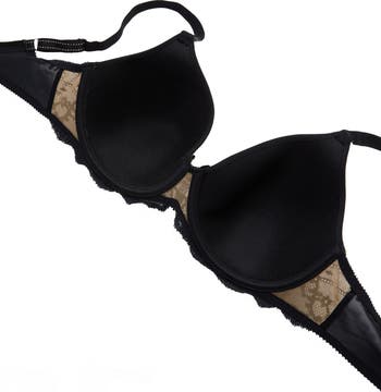 Chantelle, Intimates & Sleepwear, Chantelle Rive Gauche Full Coverage  Smooth Bra 34ddd34 F Black And Nude Lace