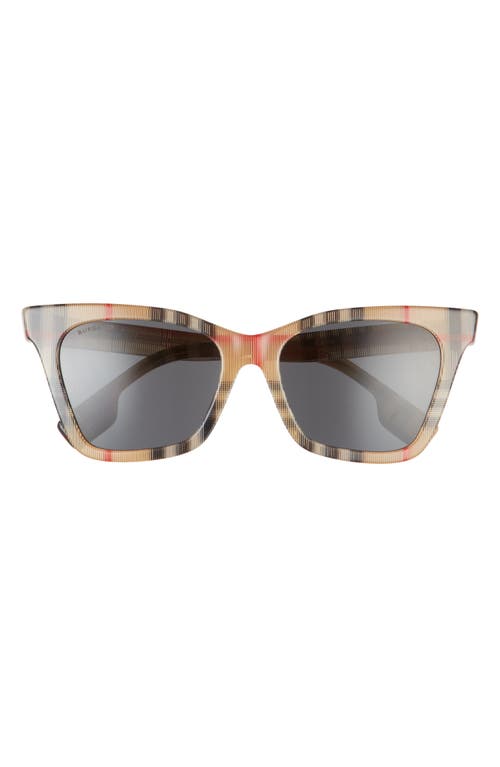 EAN 8056597489355 product image for burberry 53mm Vintage Check Sunglasses in Vintage Check/Dark Grey at Nordstrom | upcitemdb.com