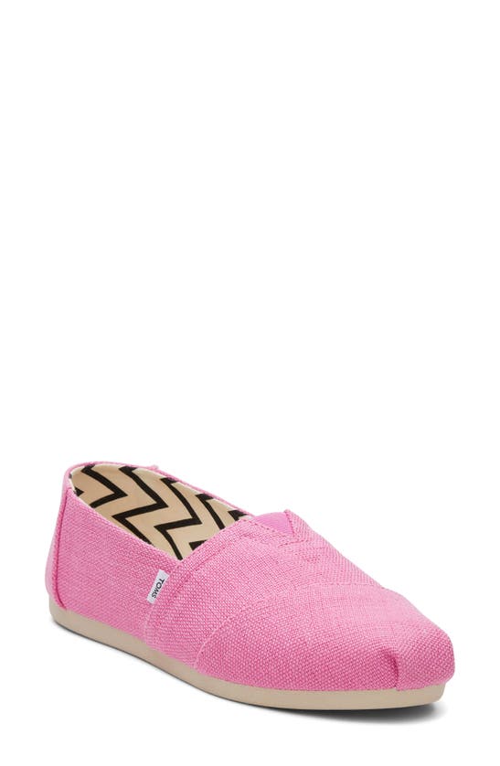 Toms Alpargata Slip On Sneaker In Pink