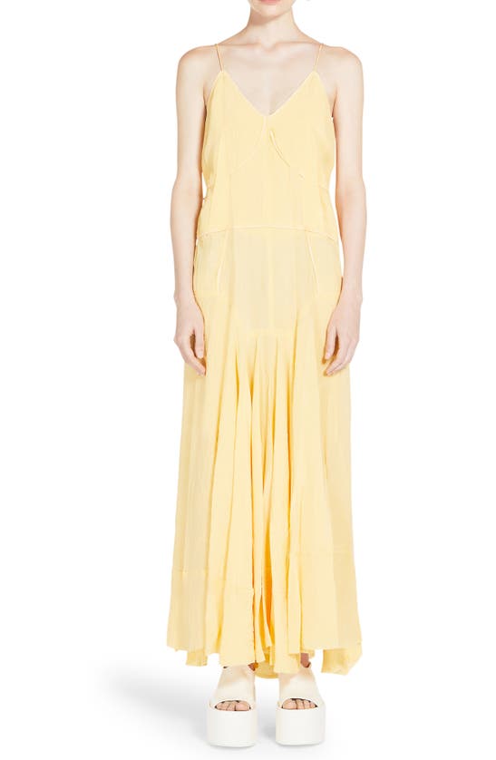 SPORTMAX CANCAN PLEATED MAXI DRESS