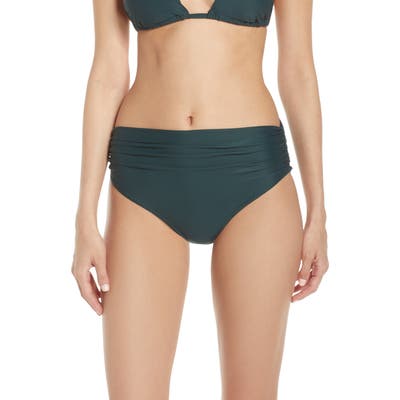 Lenny Niemeyer High Waist Bikini Bottoms, Green