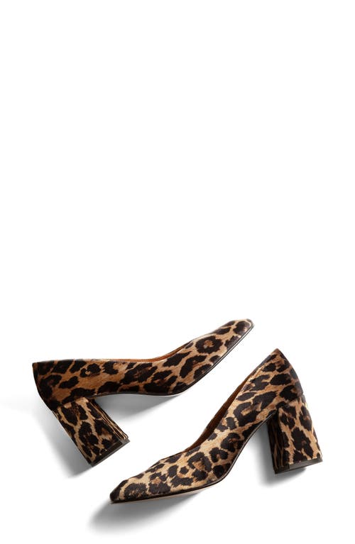 Penelope Chilvers Gamine Leopard Pattern Pump In Brown