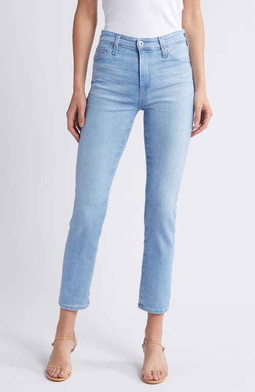 AG Mari Crop Straight Leg Jeans Palm Beach at Nordstrom,