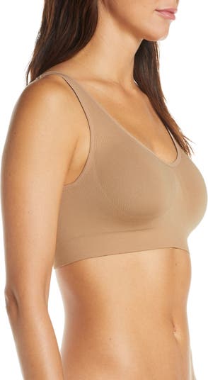 SPANX Breast of Both Worlds® Reversible Comfort Bra Mid Navy/Toasted Oatmeal  MD at  Women's Clothing store