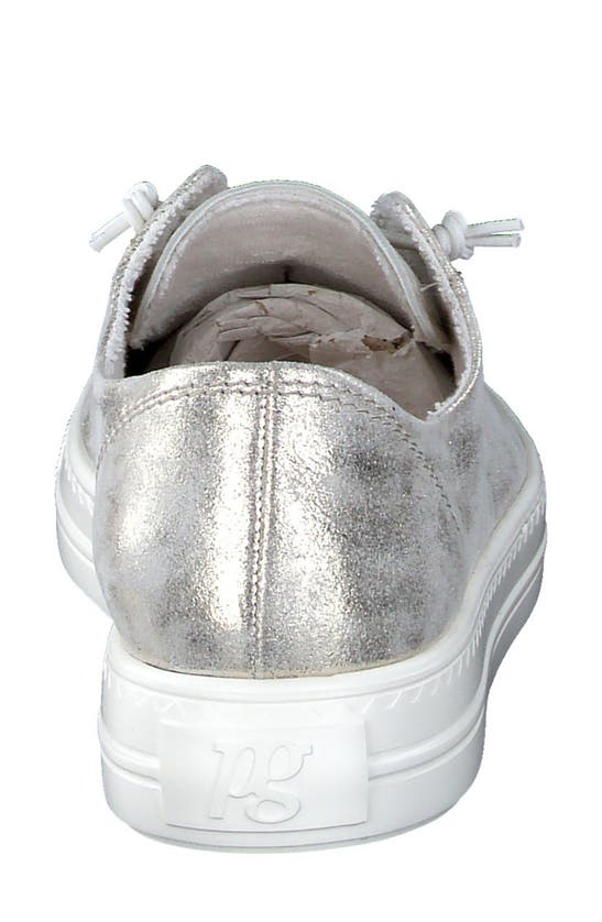Op risico lichten Bezet Paul Green Hadley Platform Sneaker In Mineral Metallic | ModeSens