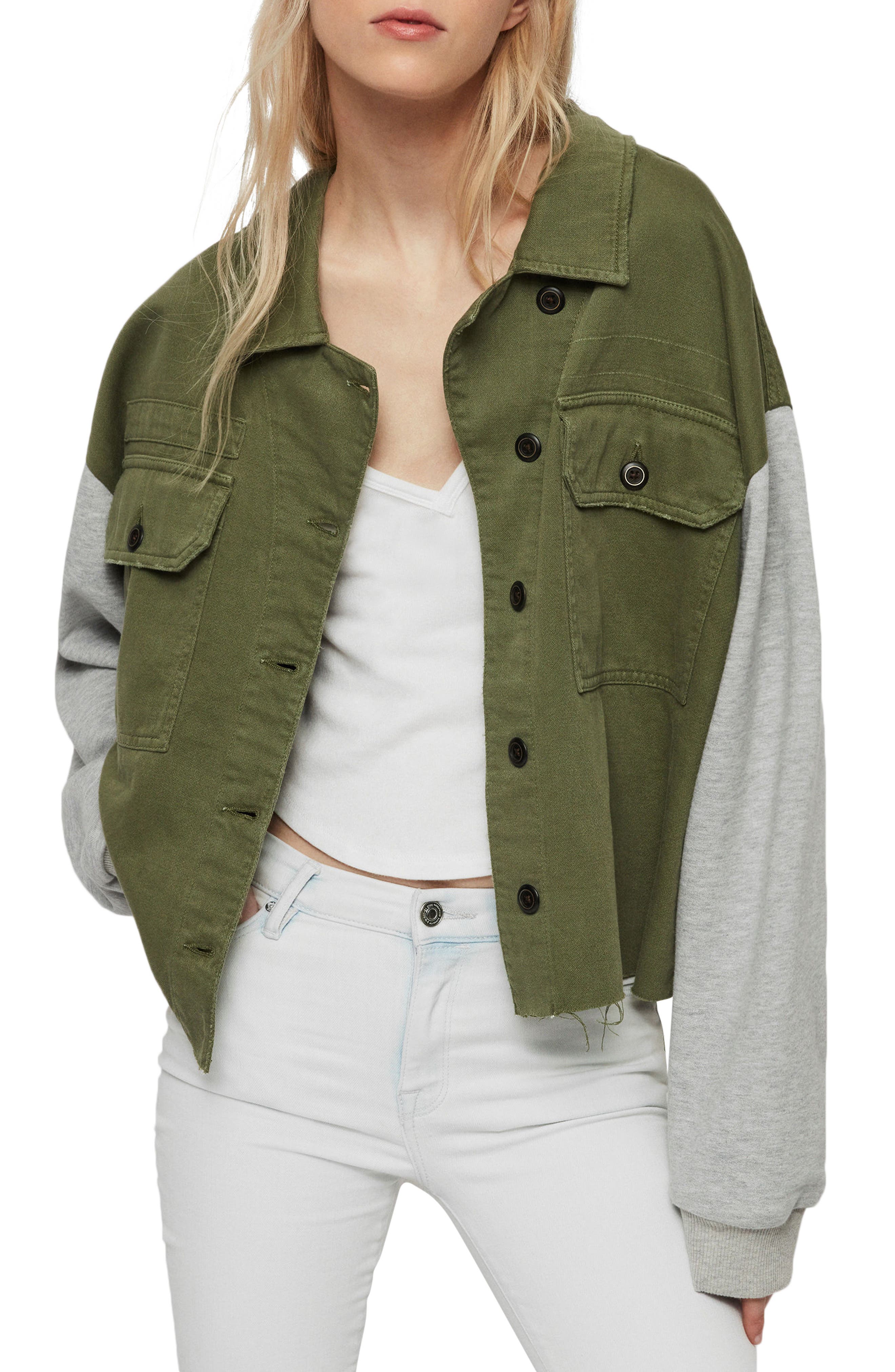 all saints army jacket