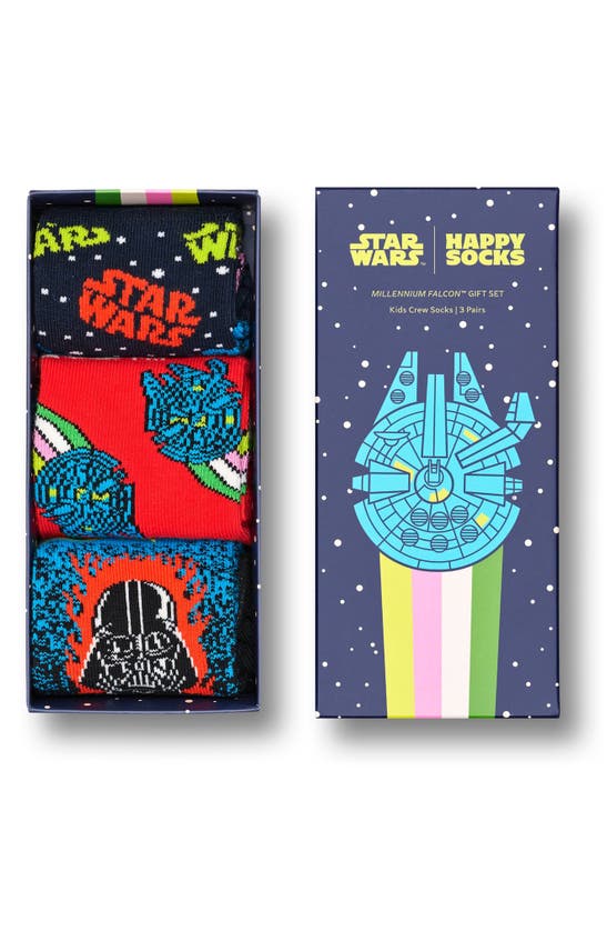 Shop Happy Socks X Star Wars™ Kids' Assorted 3-pack Socks Gift Box