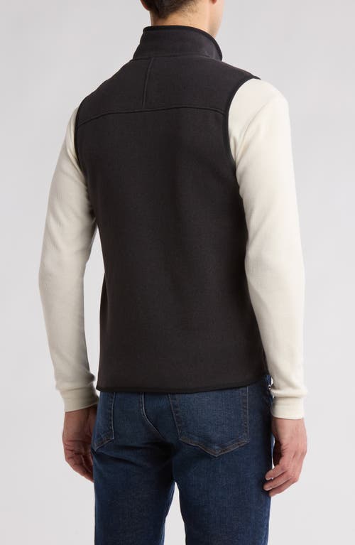 The North Face Front Range Fleece Vest In Tnf Black Heather-npf