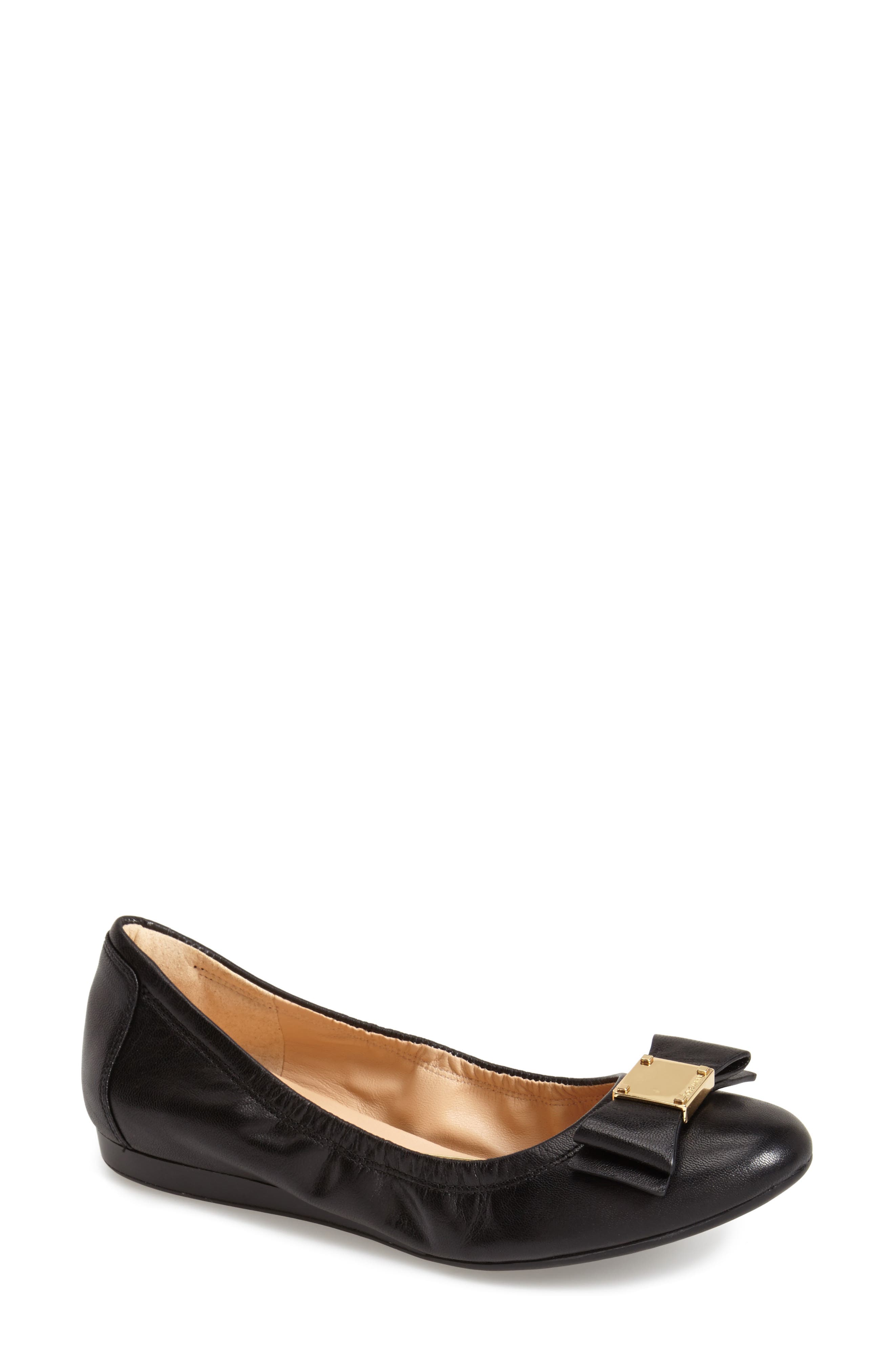 cole haan bow flats
