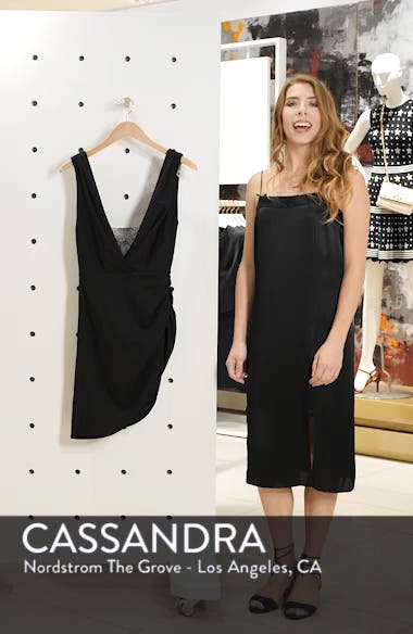 katie may asymmetrical sheath dress