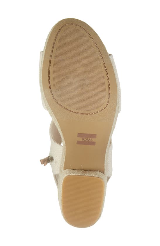 Shop Toms Majorca Platform Sandal In Natural Basket