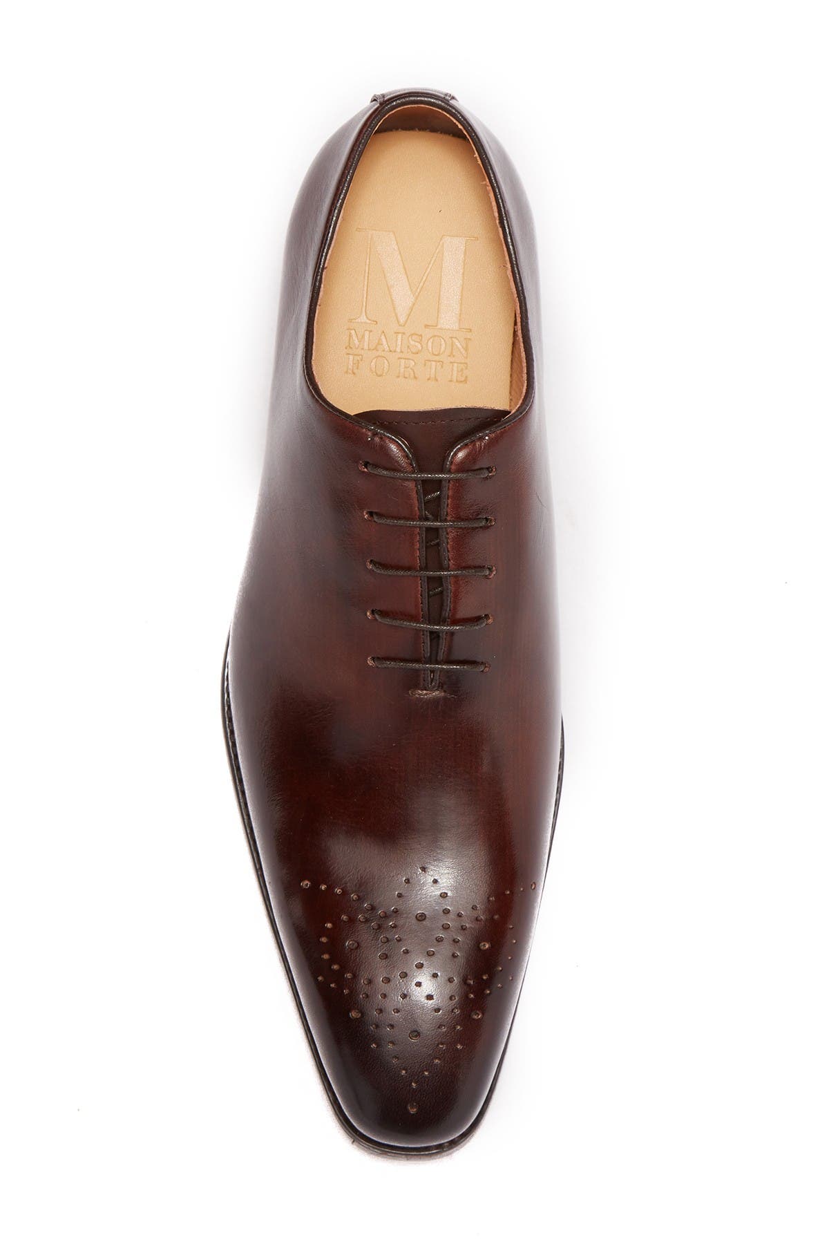 maison forte mason wholecut leather oxford