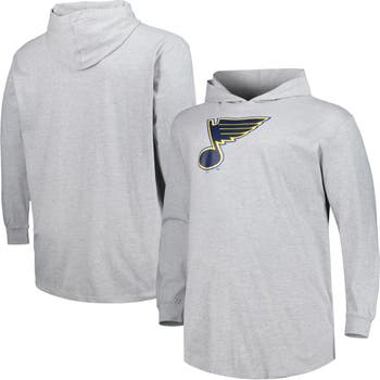PROFILE Men's Heather Gray St. Louis Blues Big & Tall Pullover Hoodie