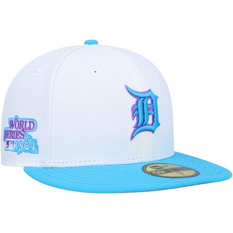 New Detroit Tigers New Era 2022 Father's Day Fitted Hat,Men's MLB,Grey/Blue