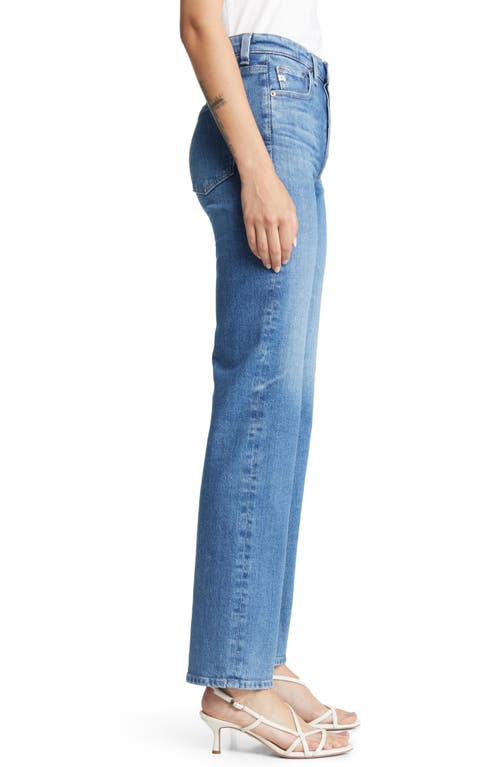 Shop Ag Alexxis High Waist Straight Leg Jeans In Vp Paramount