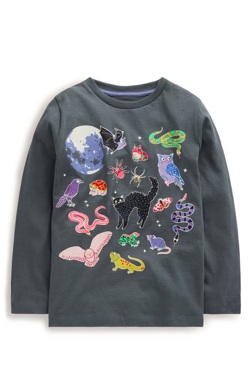 Shop Boden Mini  Kids' Halloween Glow In Smoke Grey Animals