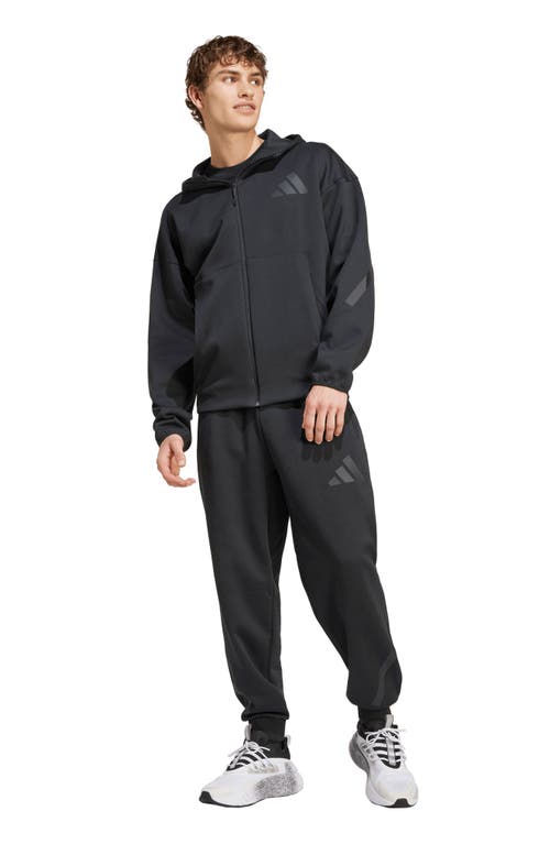 Shop Adidas Sportswear New Zne Full-zip Hoodie In Black