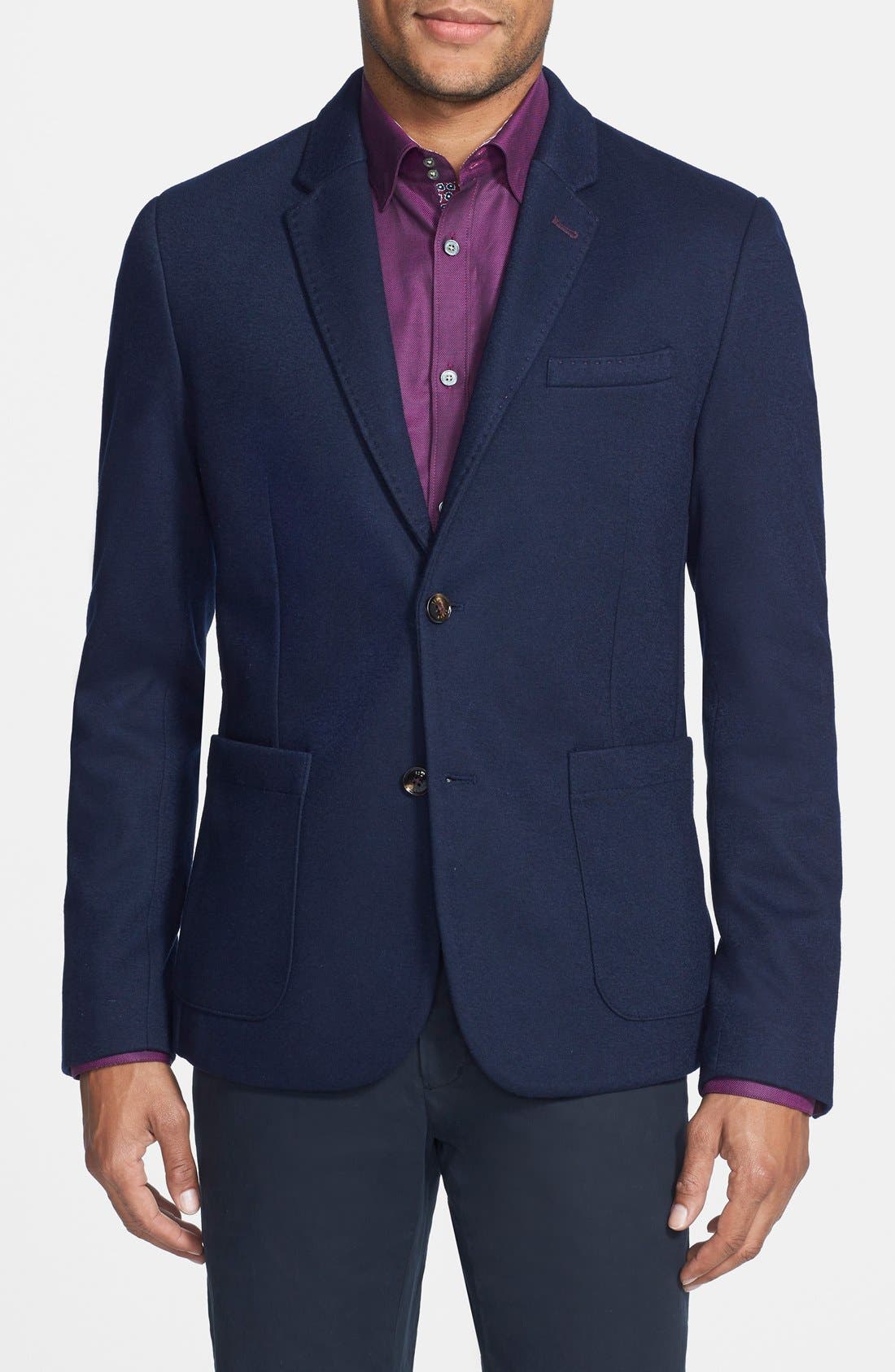 Ted Baker London Slim Fit Jersey Blazer Nordstrom