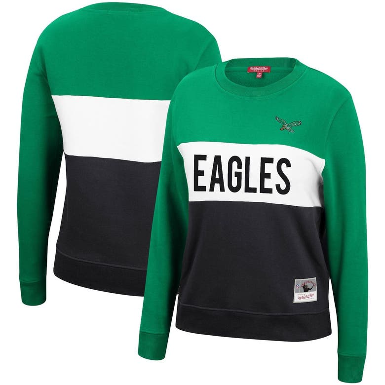 Lids Philadelphia Eagles Mitchell & Ness Big Tall Face Pullover