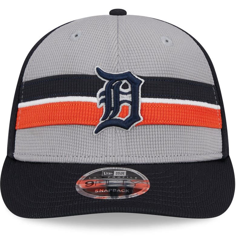 Shop New Era Gray Detroit Tigers 2024 Batting Practice Low Profile 9fifty Snapback Hat