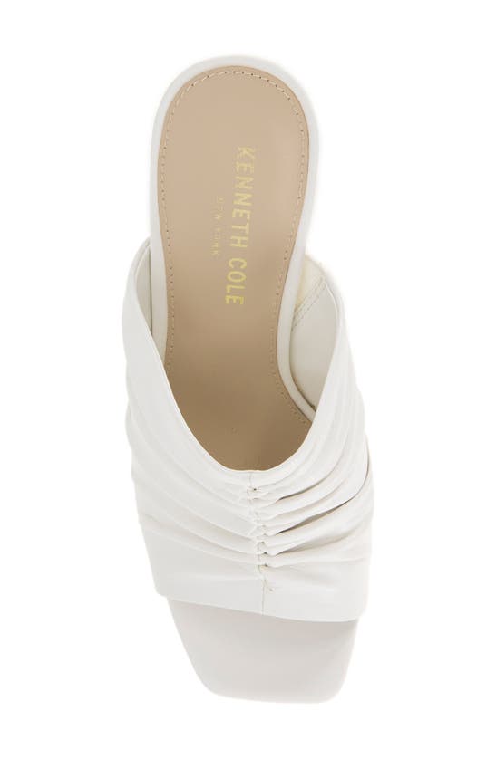 Kenneth Cole Anika Platform Sandal In Ecru Pu