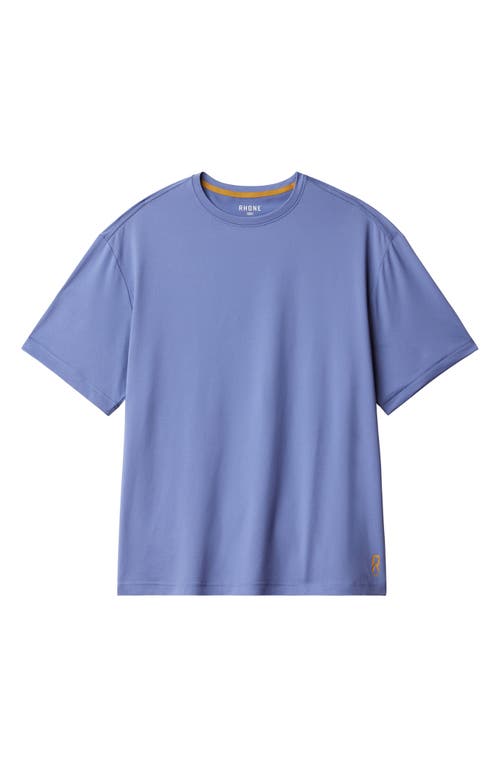 Shop Rhone Base Training Relaxed Performance T-shirt In Morning Blue