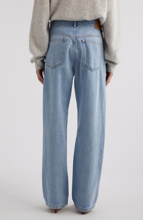 Shop Isabel Marant Nadege Straight Leg Jeans In Ice Blue