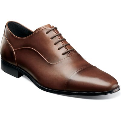 Florsheim Jetson Cap Toe Oxford, EEE - Brown