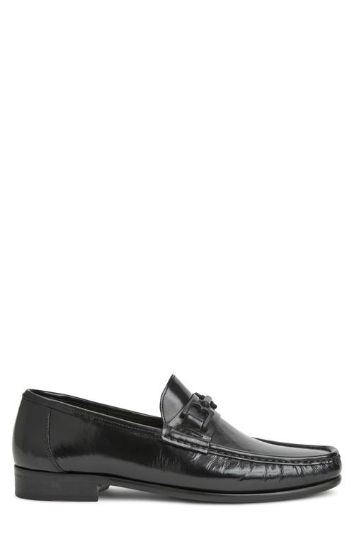 Shop Bruno Magli Trieste Bit Loafer In Black Box Leather