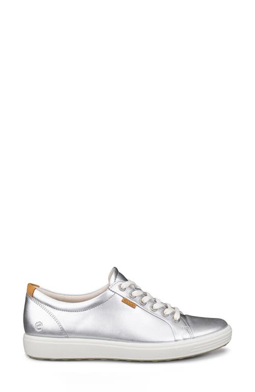 Shop Ecco Soft 7 Sneaker In Metallic Silver